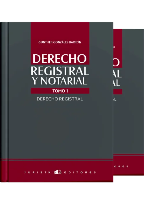 DERECHO REGISTRAL Y NOTARIAL (2 tomos)