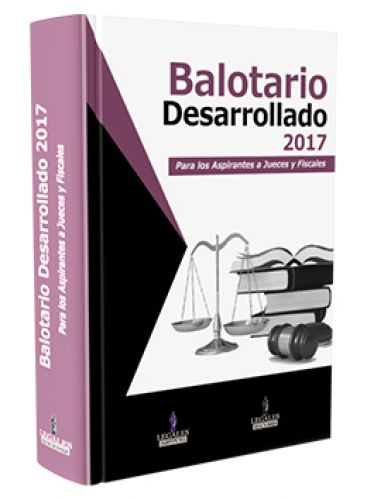 Balotario Desarrollado 2017 Para los asp..