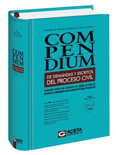 COMPENDIUM DE DEMANDAS Y ESCRITOS DEL PROCESO CIVIL COMPENDIUM DE DEMANDAS Y ESCRITOS DEL PROCESO CIVIL