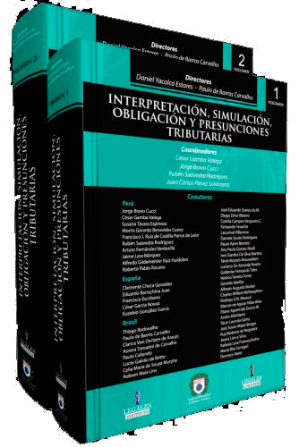 INTERPRETACION, SIMULACION, OBLIGACION Y PRESUNCIONES TRIBUTARIAS (2 volúmenes)