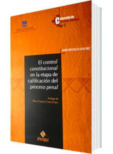 EL CONTROL CONSTITUCIONAL EN LA ETAPA DE CALIFICACIÓN DEL PROCESO PENAL EL CONTROL CONSTITUCIONAL EN LA ETAPA DE CALIFICACIÓN DEL PROCESO PENAL