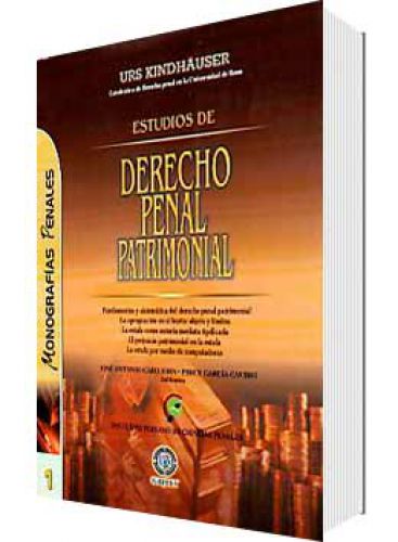 ESTUDIOS DE DERECHO PENAL PATRIMONIAL ESTUDIOS DE DERECHO PENAL PATRIMONIAL
