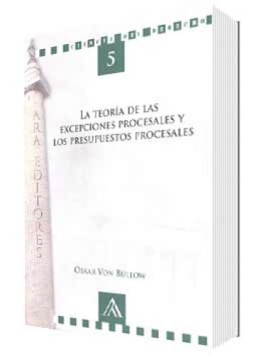 LA TEORÍA DE LAS EXCEPCIONES PROCESALES Y LOS PRESUPUESTOS PROCESALES