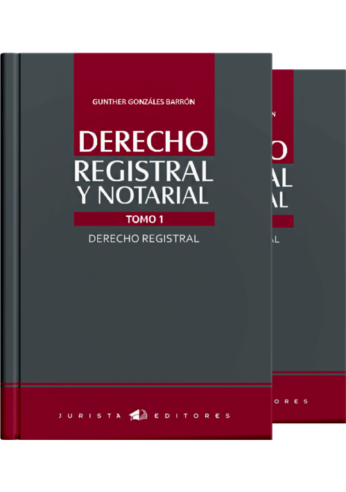 DERECHO REGISTRAL Y NOTARIAL (2 tomos)..