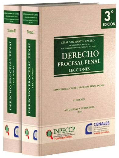 DERECHO PROCESAL PENAL LECCIONES - Tercera edición 2024