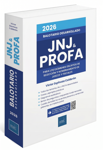 JNJ Profa. Para los exámenes escritos de selección y nombramiento de jueces y fiscales (2026)