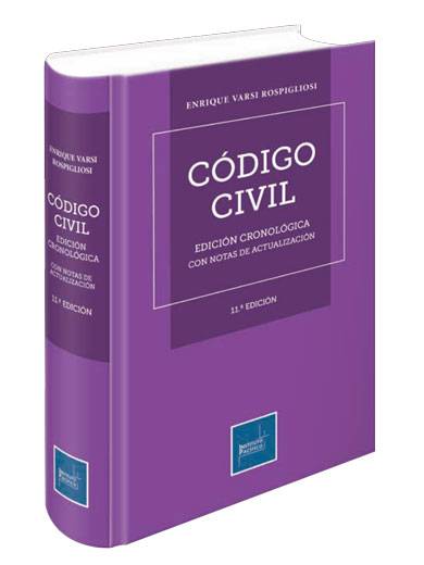 CÓDIGO CIVIL EDICIÓN CRONOLÓGICA CON NOTAS DE ACTUALIZACIÓN 11° EDICIÓN