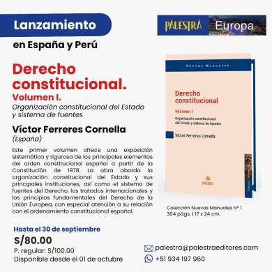 DERECHO CONSTITUCIONAL VOLUMEN 1