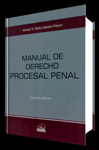 MANUAL DE DERECHO PROCESAL PENAL